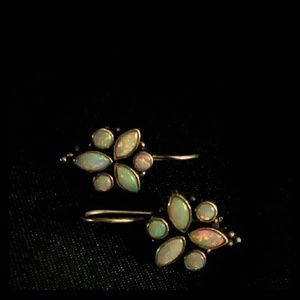 Opal earrings set to replicate Edwardian period